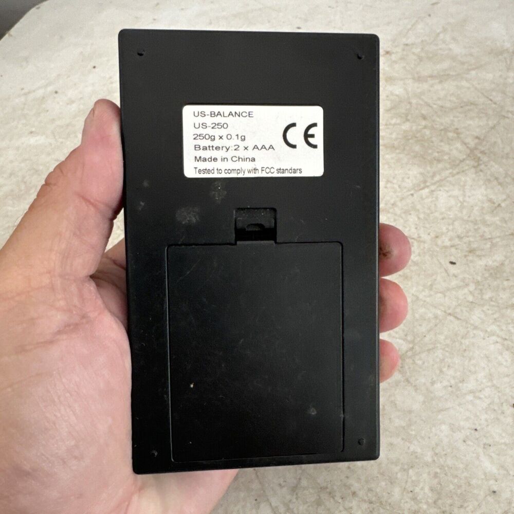 US-250 250g x0.1g DIGITAL JEWELRY SCALE FROM US BALANCE - Picture 7 of 7